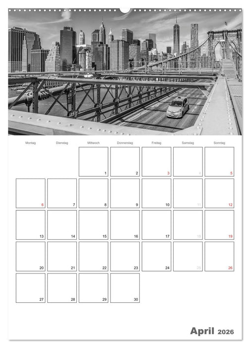 NEW YORK Skylines (CALVENDO Wandkalender 2026)