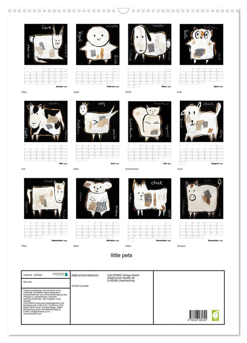 little pets (CALVENDO Wandkalender 2026)