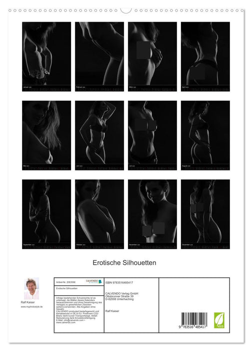 Erotische Silhouetten (CALVENDO Premium Wandkalender 2026)