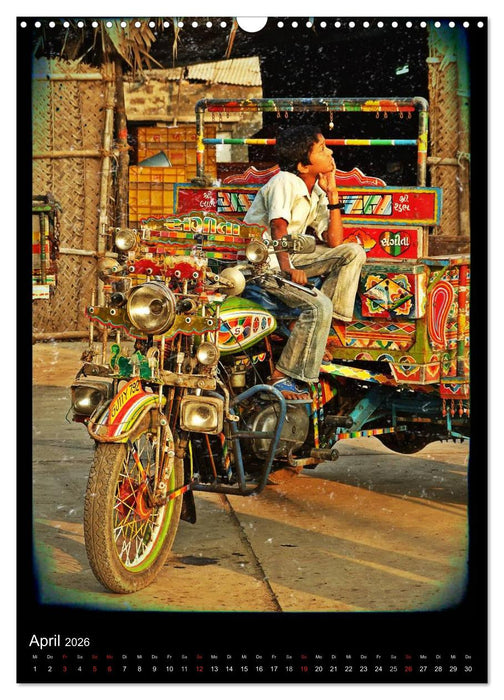 india RETROspective - Indien Kalender (CALVENDO Wandkalender 2026)
