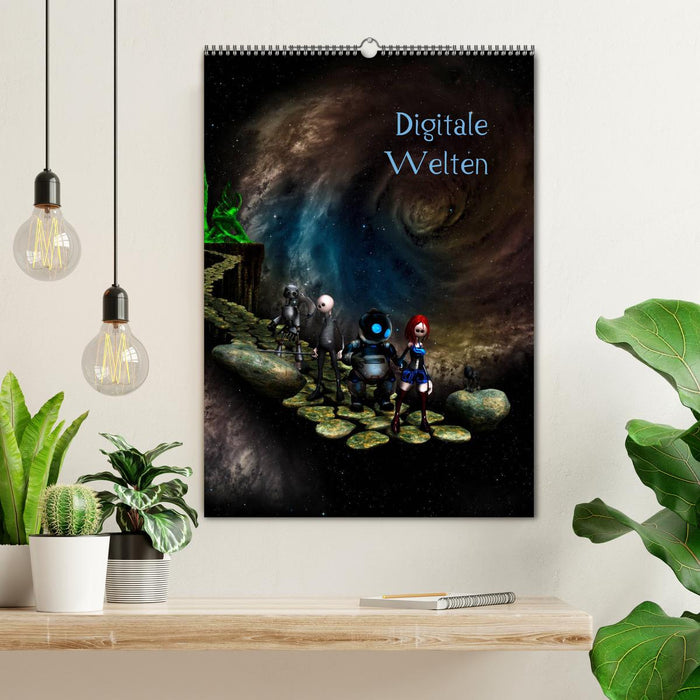 Digitale Welten (CALVENDO Wandkalender 2026)
