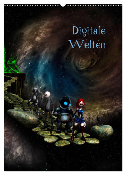Digitale Welten (CALVENDO Wandkalender 2026)