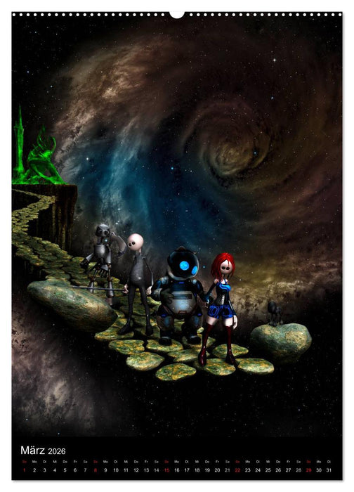 Digitale Welten (CALVENDO Wandkalender 2026)