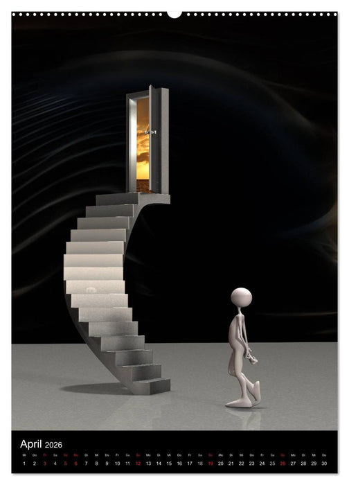 Digitale Welten (CALVENDO Wandkalender 2026)