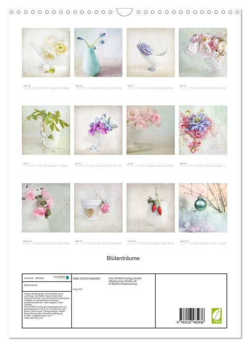 Blütenträume (CALVENDO Wandkalender 2026)