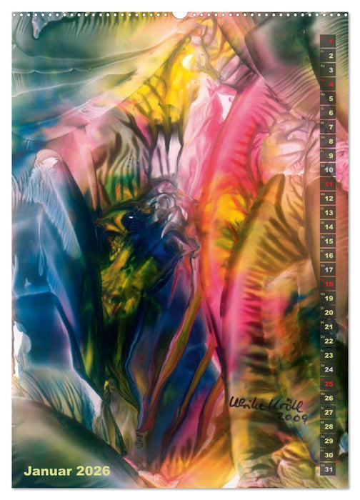 Encaustic-Malerei Kunstkalender 2026 (CALVENDO Wandkalender 2026)
