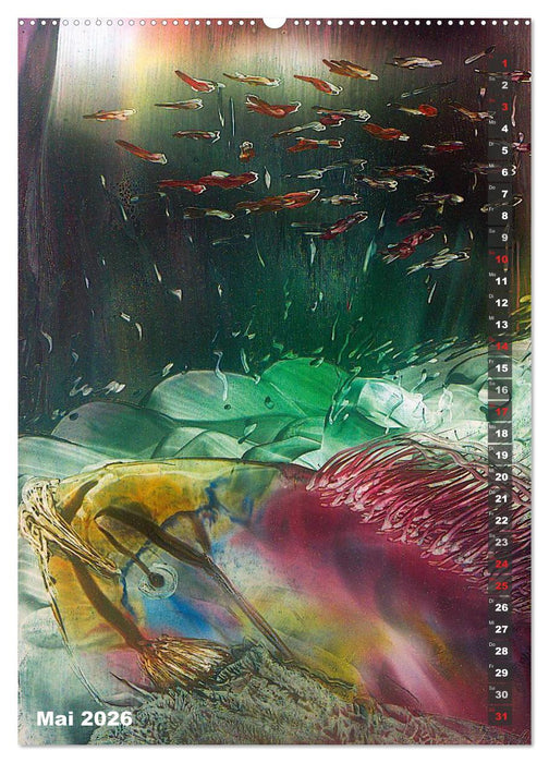 Encaustic-Malerei Kunstkalender 2026 (CALVENDO Wandkalender 2026)