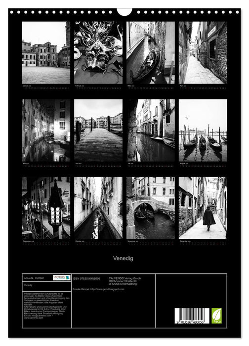 Venedig (CALVENDO Wandkalender 2026)