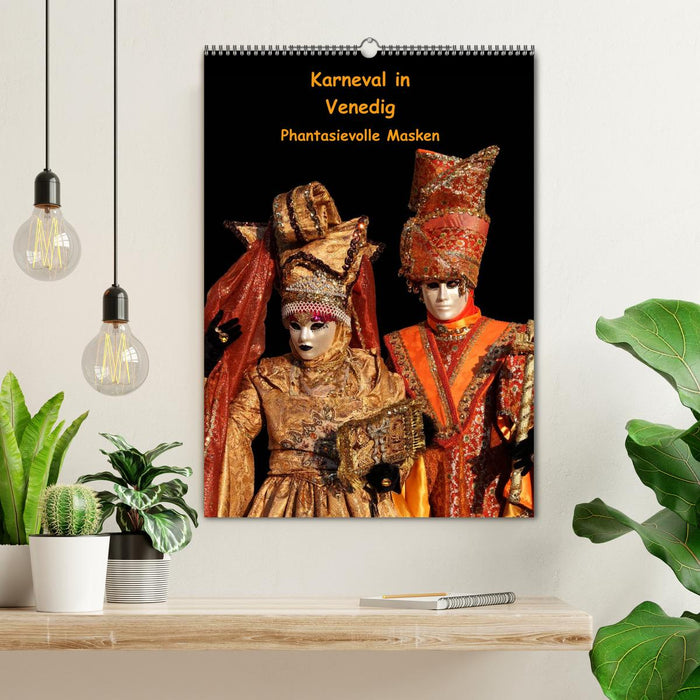 Karneval in Venedig - Phantasievolle Masken (CALVENDO Wandkalender 2026)