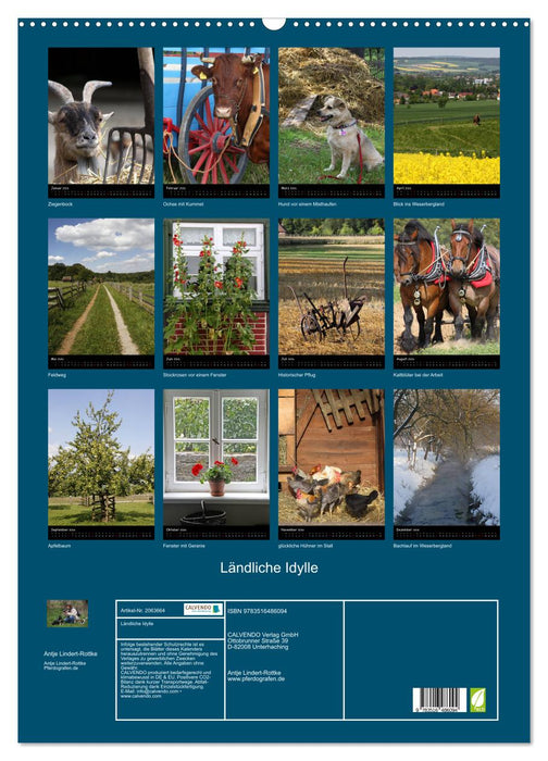 Ländliche Idylle (CALVENDO Wandkalender 2026)