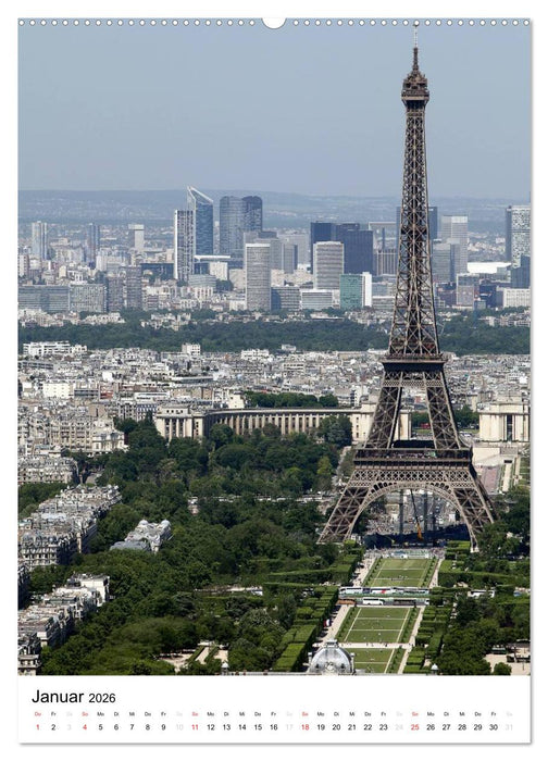 Unterwegs in Paris (CALVENDO Wandkalender 2026)