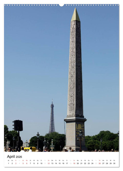 Unterwegs in Paris (CALVENDO Wandkalender 2026)