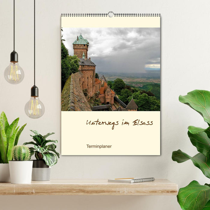 Unterwegs im Elsass – Terminplaner (CALVENDO Wandkalender 2026)