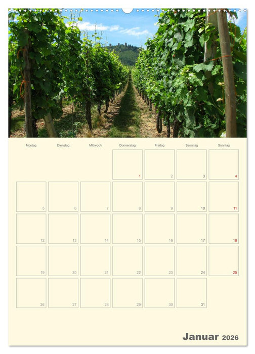 Unterwegs im Elsass – Terminplaner (CALVENDO Wandkalender 2026)