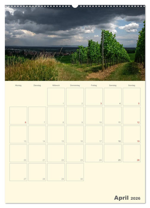Unterwegs im Elsass – Terminplaner (CALVENDO Wandkalender 2026)