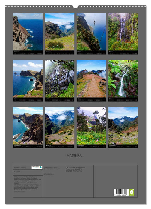 MADEIRA (CALVENDO Wandkalender 2026)