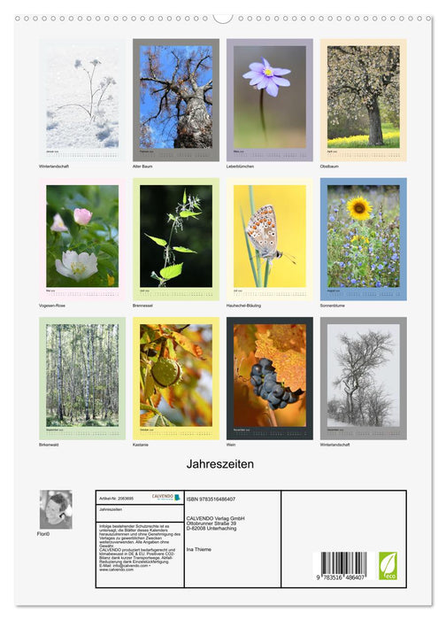 Jahreszeiten (CALVENDO Premium Wandkalender 2026)