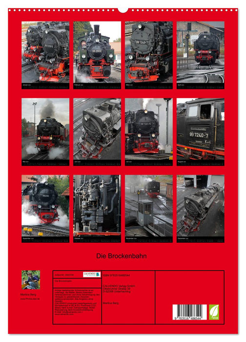 Die Brockenbahn (CALVENDO Premium Wandkalender 2026)
