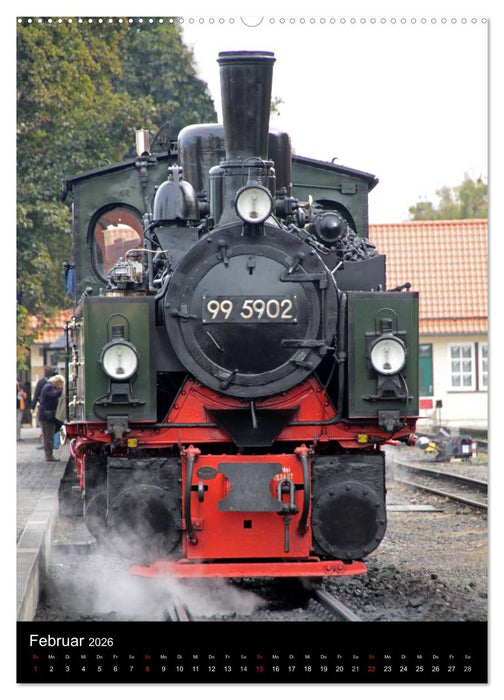 Die Brockenbahn (CALVENDO Premium Wandkalender 2026)