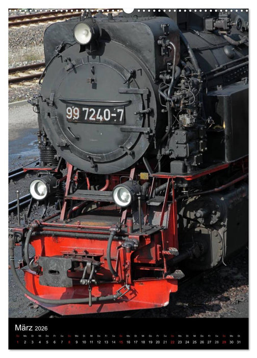 Die Brockenbahn (CALVENDO Premium Wandkalender 2026)