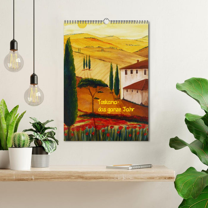 Toskana-das ganze Jahr (CALVENDO Wandkalender 2026)