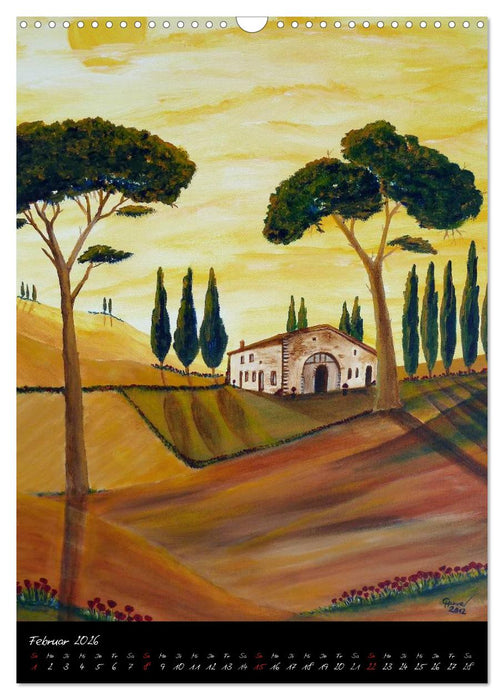 Toskana-das ganze Jahr (CALVENDO Wandkalender 2026)