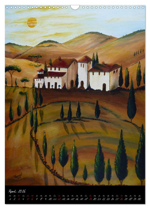 Toskana-das ganze Jahr (CALVENDO Wandkalender 2026)