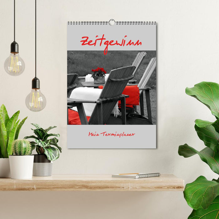 Zeitgewinn (Mein Terminplaner) (CALVENDO Wandkalender 2026)