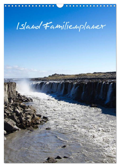 Island Familienplaner (CALVENDO Wandkalender 2026)