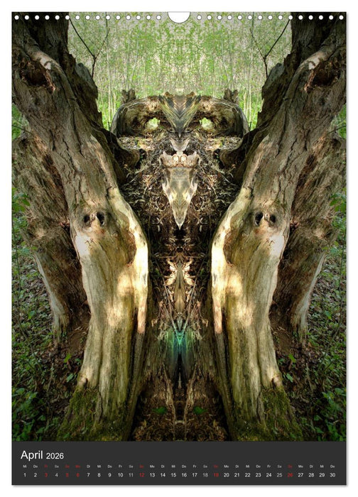 Spiegelwelten - Das Tor zur Anderswelt (CALVENDO Wandkalender 2026)