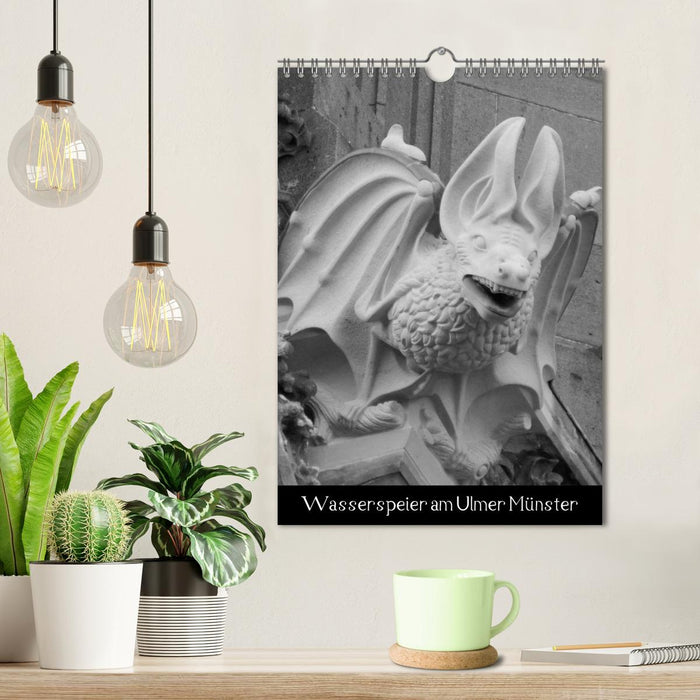 Wasserspeier am Ulmer Münster (CALVENDO Wandkalender 2026)