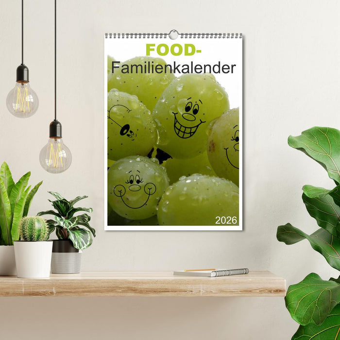 FOOD -Familienkalender (CALVENDO Wandkalender 2026)