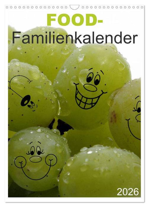 FOOD -Familienkalender (CALVENDO Wandkalender 2026)