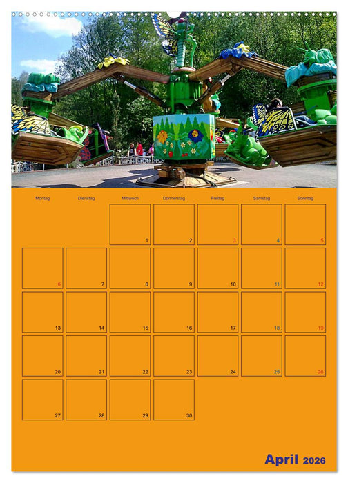 Freizeitparkmomente / Planer (CALVENDO Wandkalender 2026)