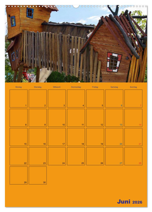 Freizeitparkmomente / Planer (CALVENDO Wandkalender 2026)