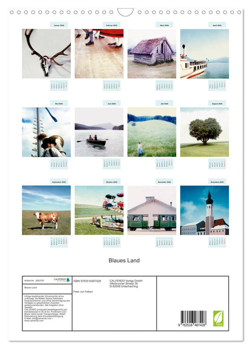 Blaues Land (CALVENDO Wandkalender 2026)