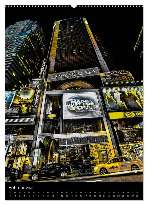 NEW YORK – street view (CALVENDO Premium Wandkalender 2026)