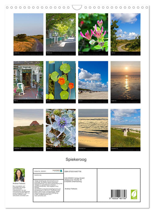 Spiekeroog (CALVENDO Wandkalender 2026)