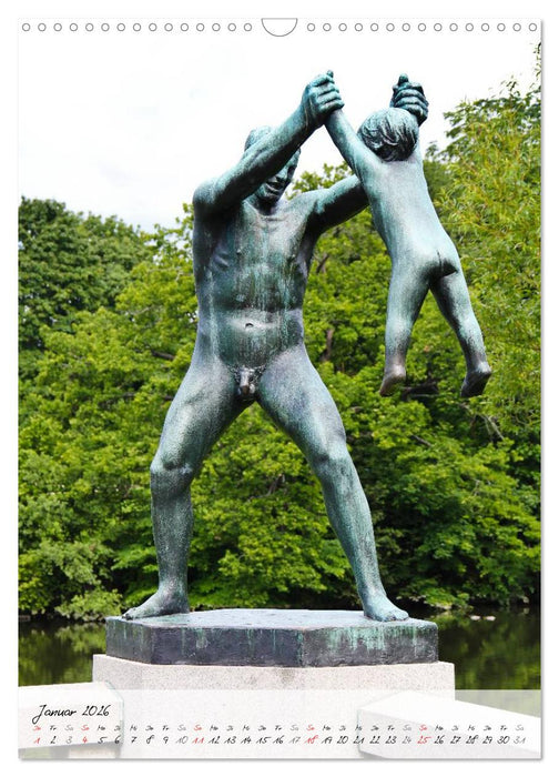 Vigeland (CALVENDO Wandkalender 2026)