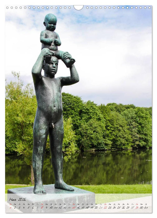 Vigeland (CALVENDO Wandkalender 2026)