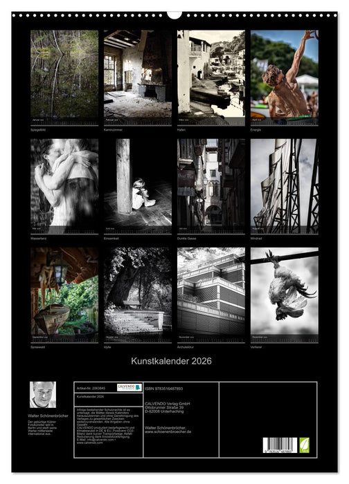 Kunstkalender 2026 (CALVENDO Wandkalender 2026)
