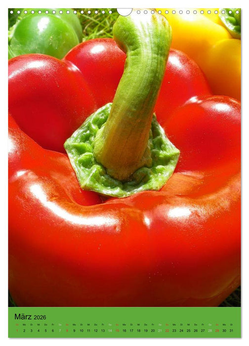 Obst und Gemüse (CALVENDO Wandkalender 2026)