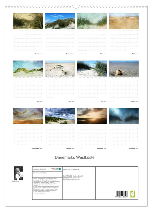 Dänemarks Westküste (CALVENDO Wandkalender 2026)
