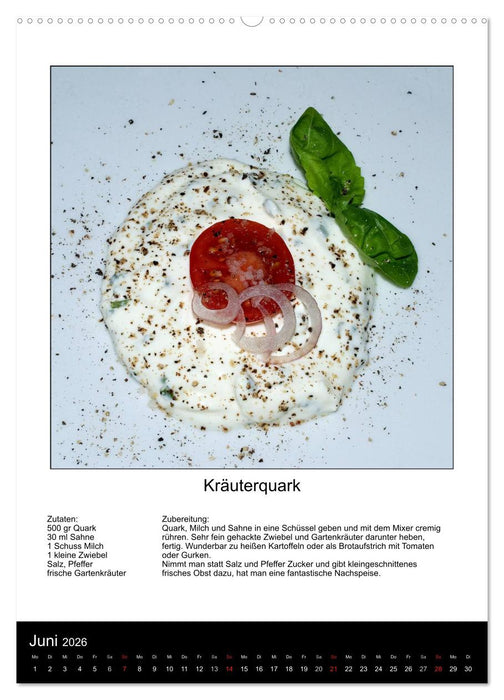 Omas Familienkochkalender (CALVENDO Wandkalender 2026)