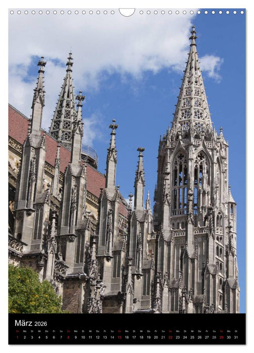 Ulm an der Donau (CALVENDO Wandkalender 2026)