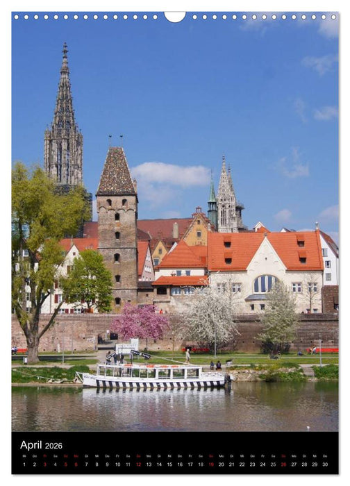 Ulm an der Donau (CALVENDO Wandkalender 2026)