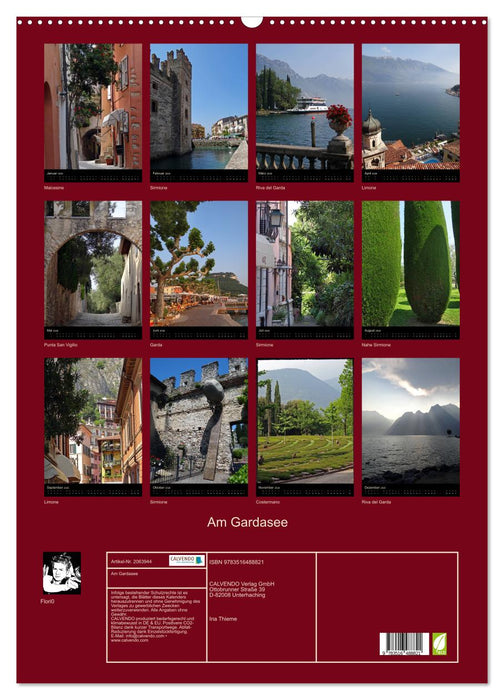 Am Gardasee (CALVENDO Wandkalender 2026)
