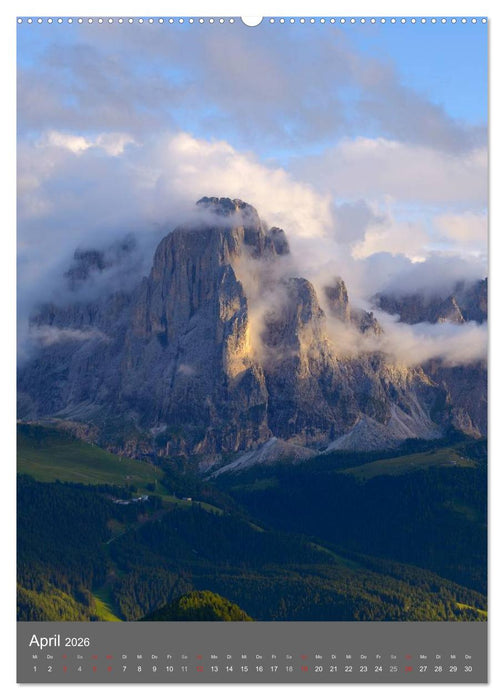 Bergwelt im Licht (CALVENDO Wandkalender 2026)