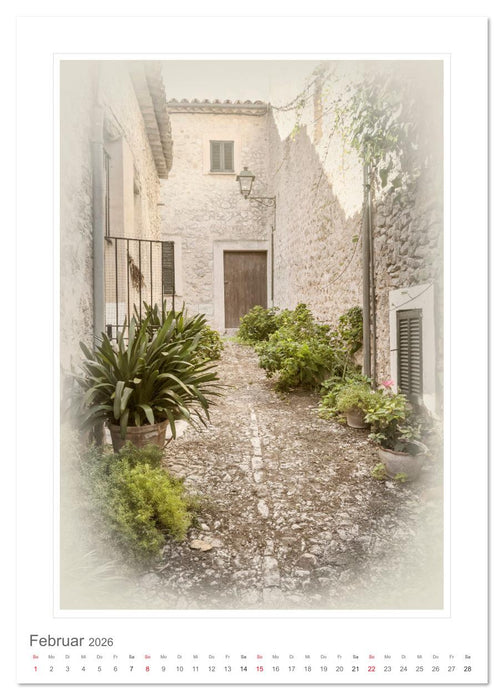 Durch das romantische Mallorca (CALVENDO Wandkalender 2026)