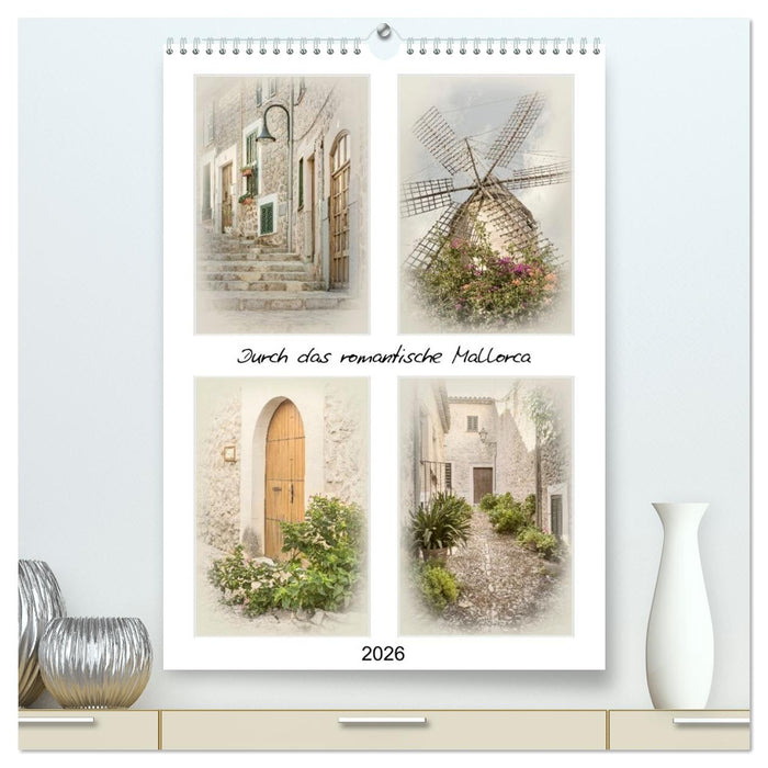 Durch das romantische Mallorca (CALVENDO Premium Wandkalender 2026)